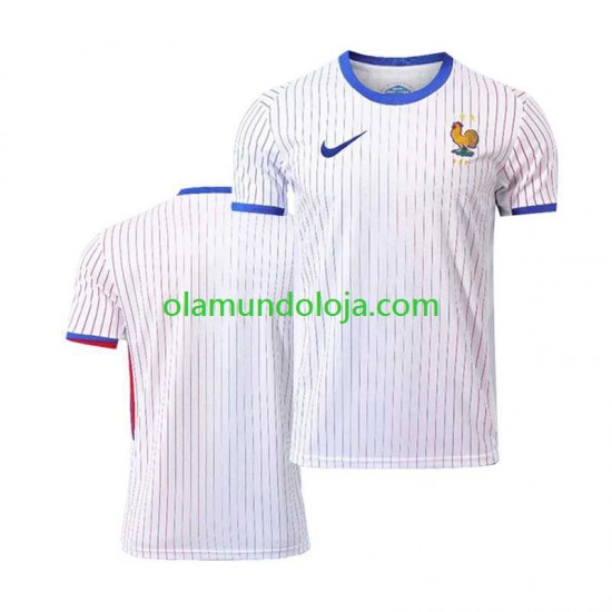 Camisola França Homem Equipamento Segundo Euro 2024 Manga Curta